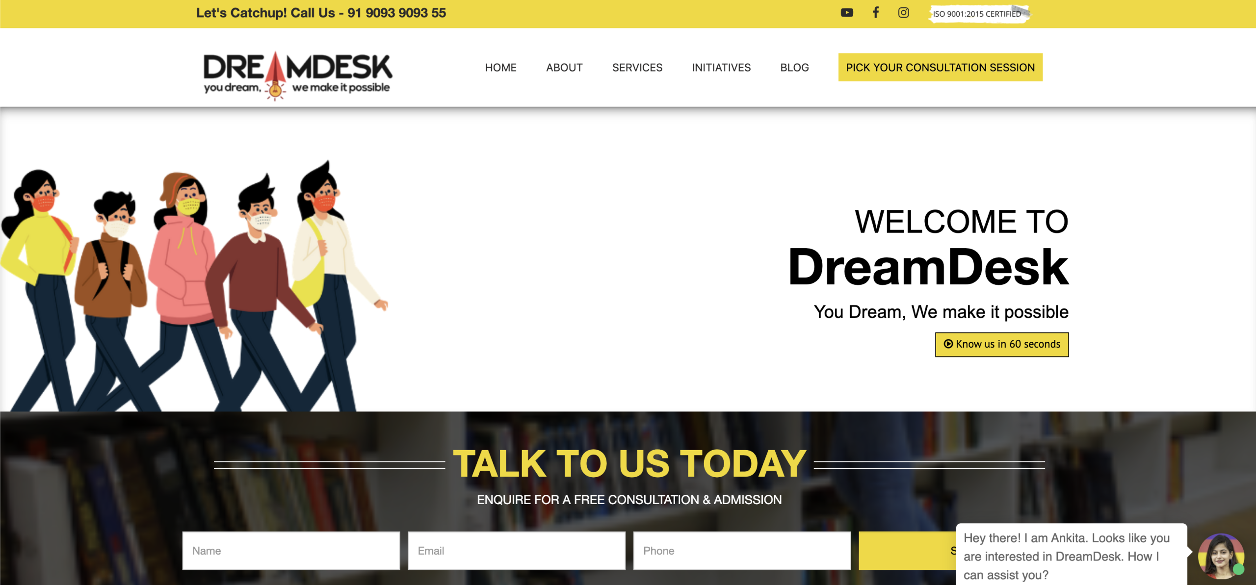 DreamDesk: Unified Education & Career Portal